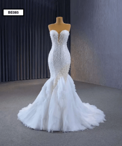 BE085 Front Mermaid wedding gown